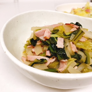 レシピ レンジで簡単 小松菜と大根 ハムのマヨぽん和え 手作りハム ソーセージの店 エッセン